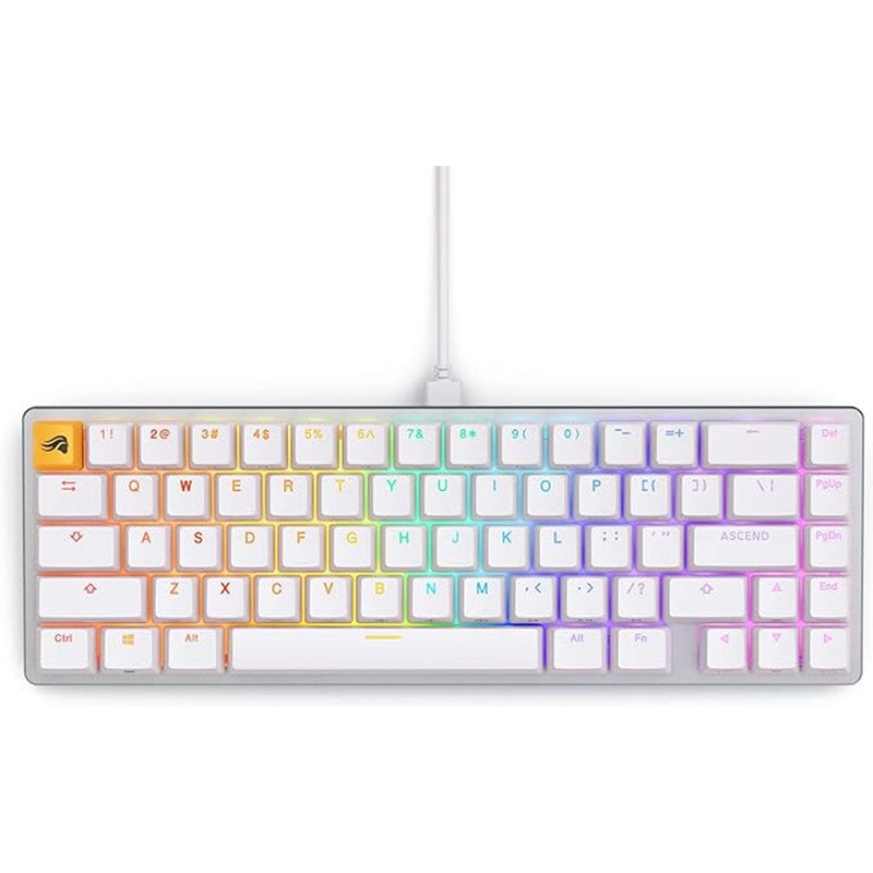 Glorious Gmmk 2 65% RGB Mechanical Gaming Keyboard - White