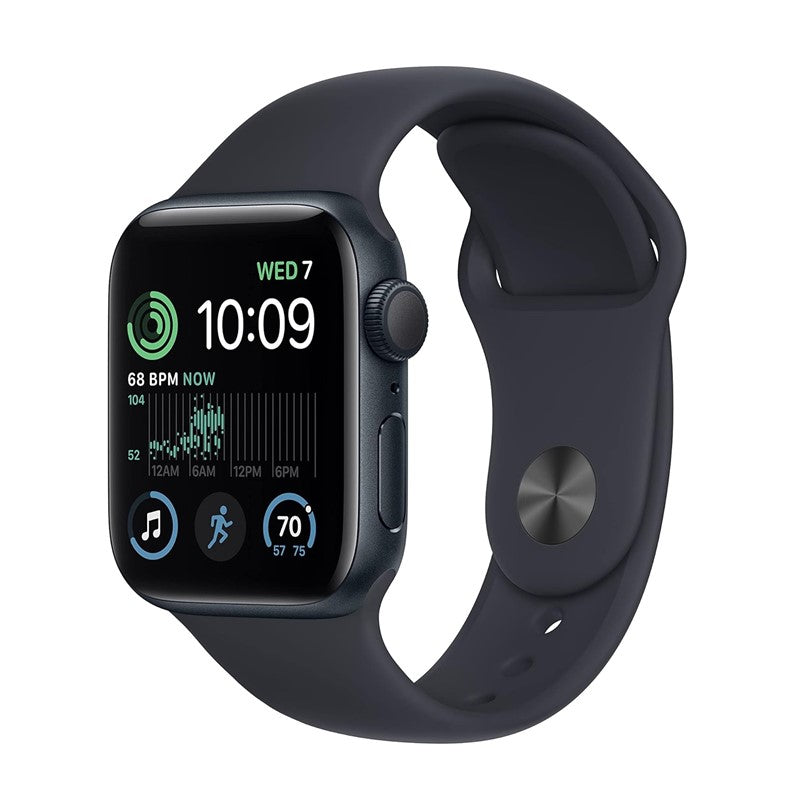 Apple Watch SE - GPS - 44mm - Midnight - Aluminum - Sport Band