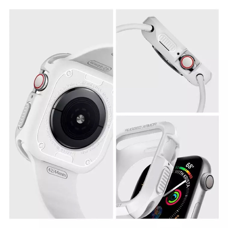 Spigen Apple Watch Series 4 44mm Case Rugged Armour White