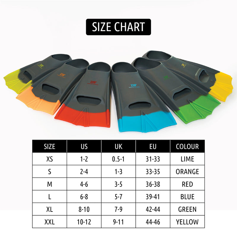 Speed Fins Gray/Orange UK 13