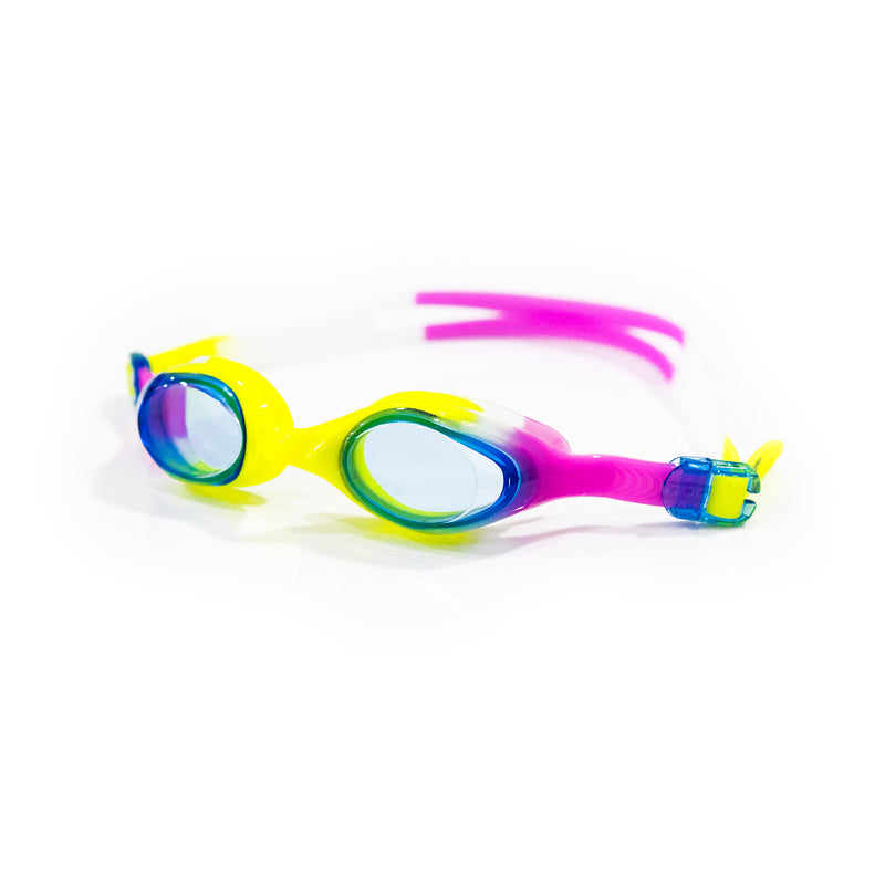 Junior Mirror Swimming Goggles Blue/Yellow