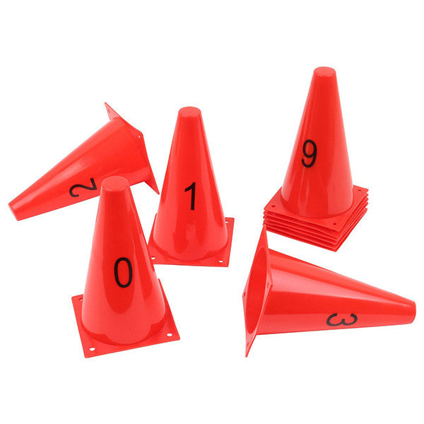 Numbered Cone Set Set of 10